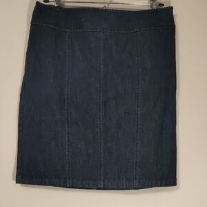 Ann Taylor Dark Blue Pencil Skirt